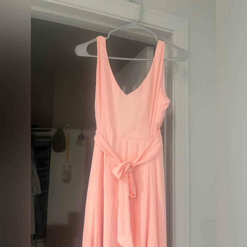 Coral bridesmaid dress. - Picture 3 of 3
